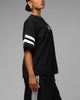Loiter Hybrid Endzone T-Shirt Black