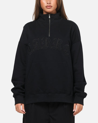 Carre Gridlock 1/4 Zip Crewneck Black