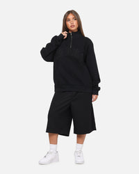 Carre Gridlock 1/4 Zip Crewneck Black