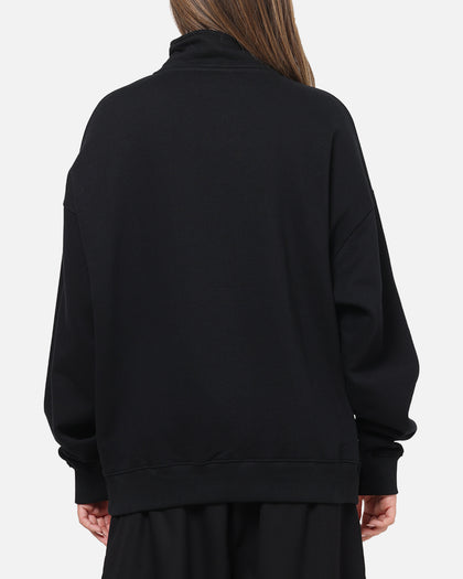 Carre Gridlock 1/4 Zip Crewneck Black