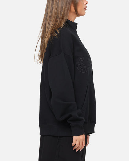 Carre Gridlock 1/4 Zip Crewneck Black