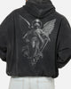 Saint Morta Celestial Boxy Hoodie Black Wash