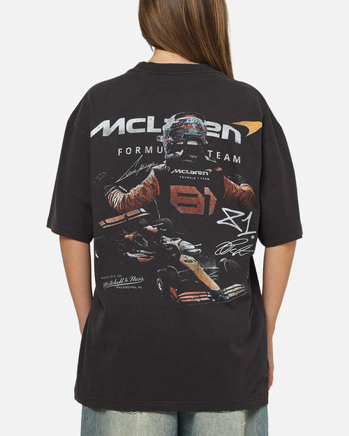 Mitchell & Ness X Mclaren Oscar Piastri Victory T-Shirt Faded Black