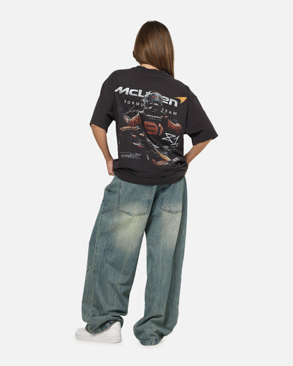Mitchell & Ness X Mclaren Oscar Piastri Victory T-Shirt Faded Black