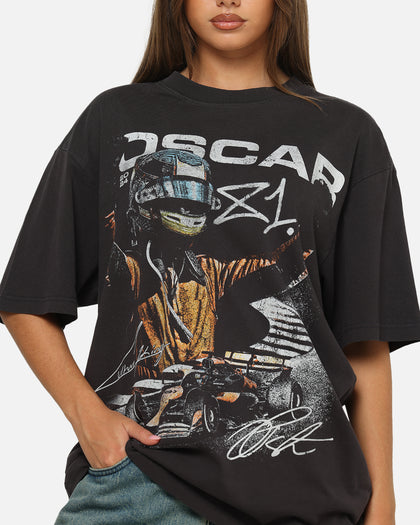 Mitchell & Ness X Mclaren Oscar Piastri Victory T-Shirt Faded Black