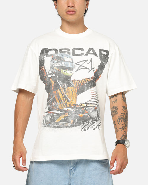 Mitchell & Ness X Mclaren Piastri Victory T-Shirt Vintage White