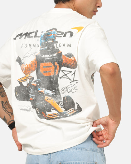 Mitchell & Ness X Mclaren Piastri Victory T-Shirt Vintage White