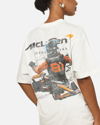 Mitchell & Ness X Mclaren Piastri Victory T-Shirt Vintage White