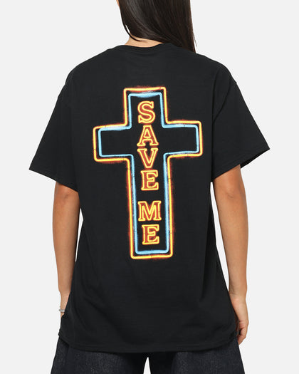 Jelly Roll Praying Neon T-Shirt Black