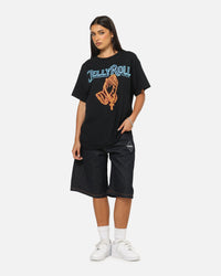 Jelly Roll Praying Neon T-Shirt Black