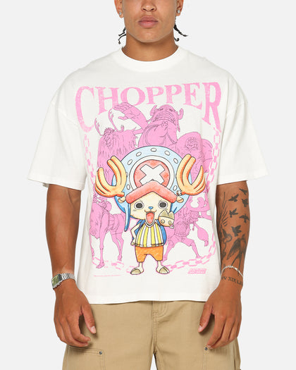 73Studio X One Piece Chopper Vintage T-Shirt Off White