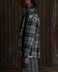 American Thrift Utility Flannel Shirt Brown