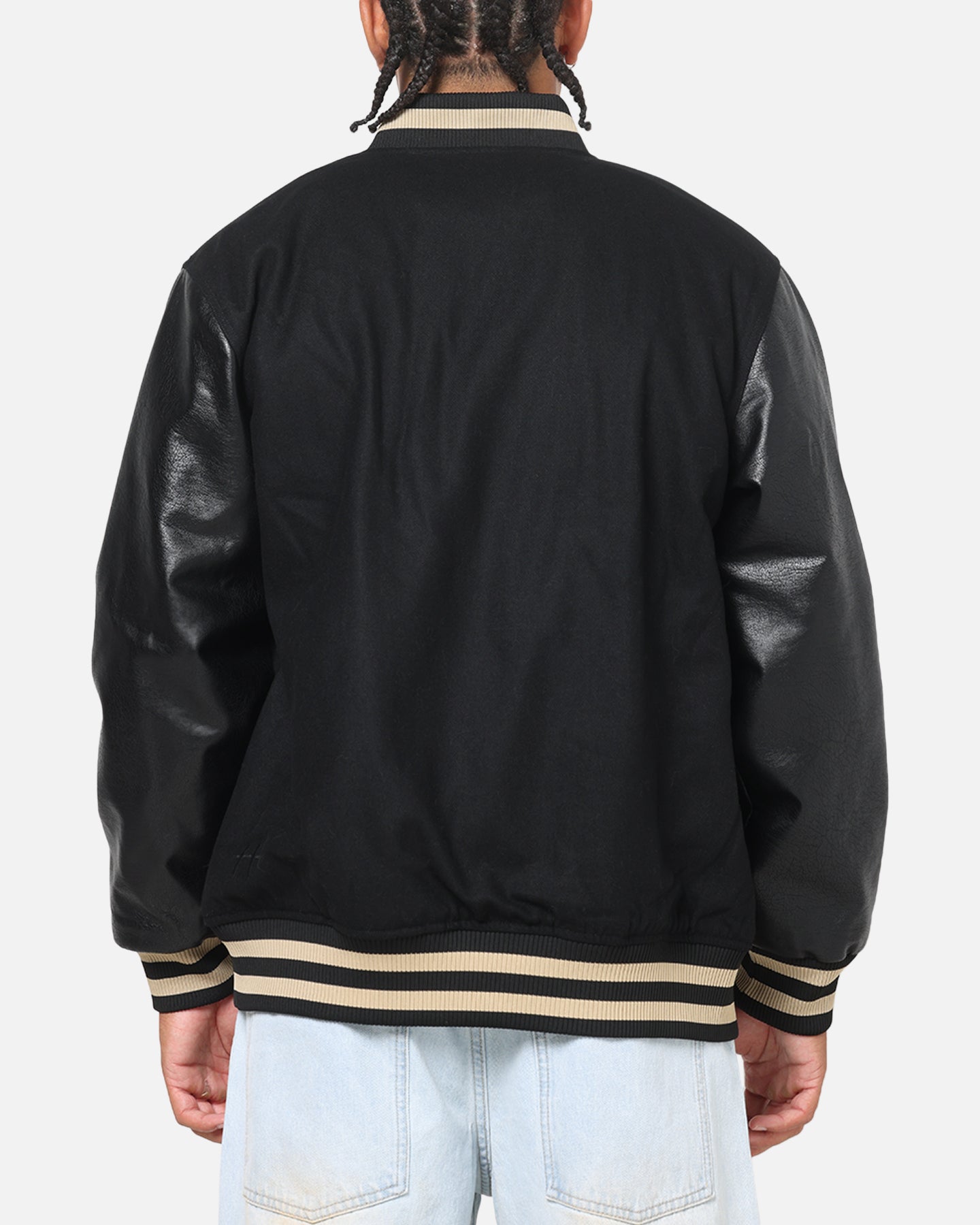 Saint Morta Valhala Varsity Jacket Black | Culture Kings
