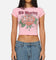 Ed Hardy Women's Wild Rose Baby T-Shirt Pink