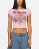 Ed Hardy Women's Wild Rose Baby T-Shirt Pink
