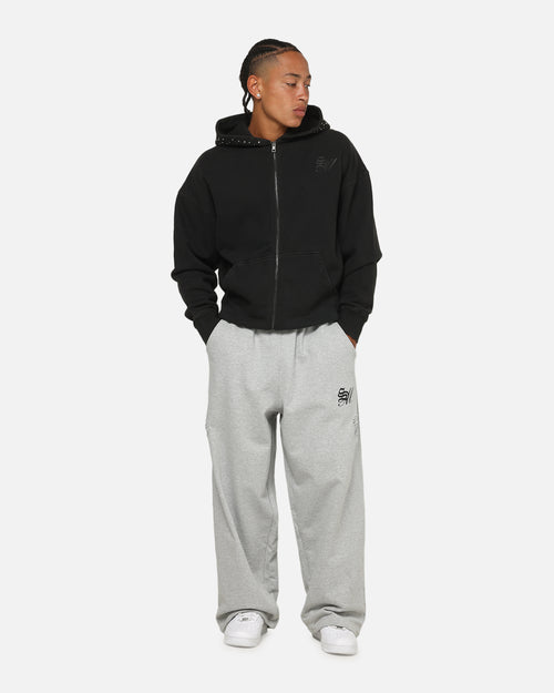 Saint Morta Divine Riot Zip Hoodie Black Wash