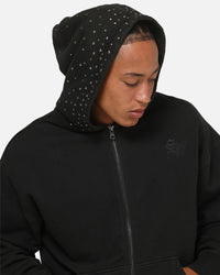 Saint Morta Divine Riot Zip Hoodie Black Wash