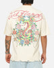 Ed Hardy Venom Rose T-Shirt Washed White