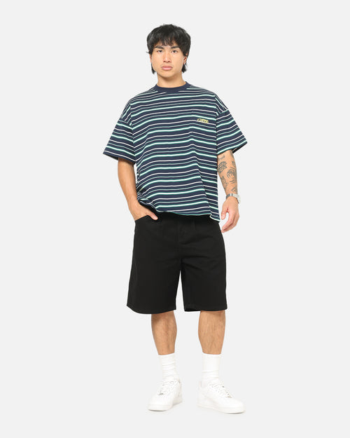 Carre Striped Pocket T-Shirt Navy Stripe