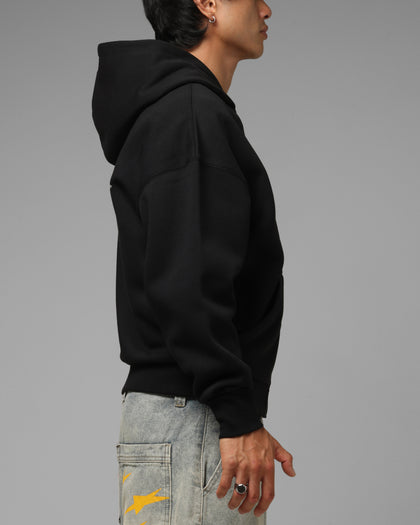 Loiter Hybrid Premium Zip Hoodie Black/Camo