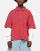 Carre Archive Layered Shirt Red Plaid