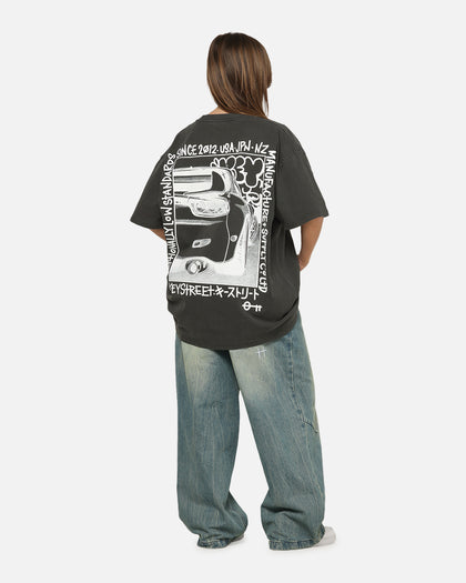 Key Street Twotone T-Shirt Black Wash