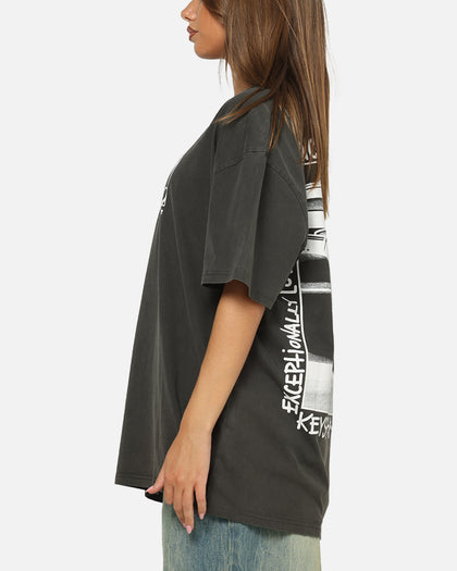 Key Street Twotone T-Shirt Black Wash