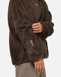 Nike Nocta Chalet Polar Fleece Hoodie Baroque Brown