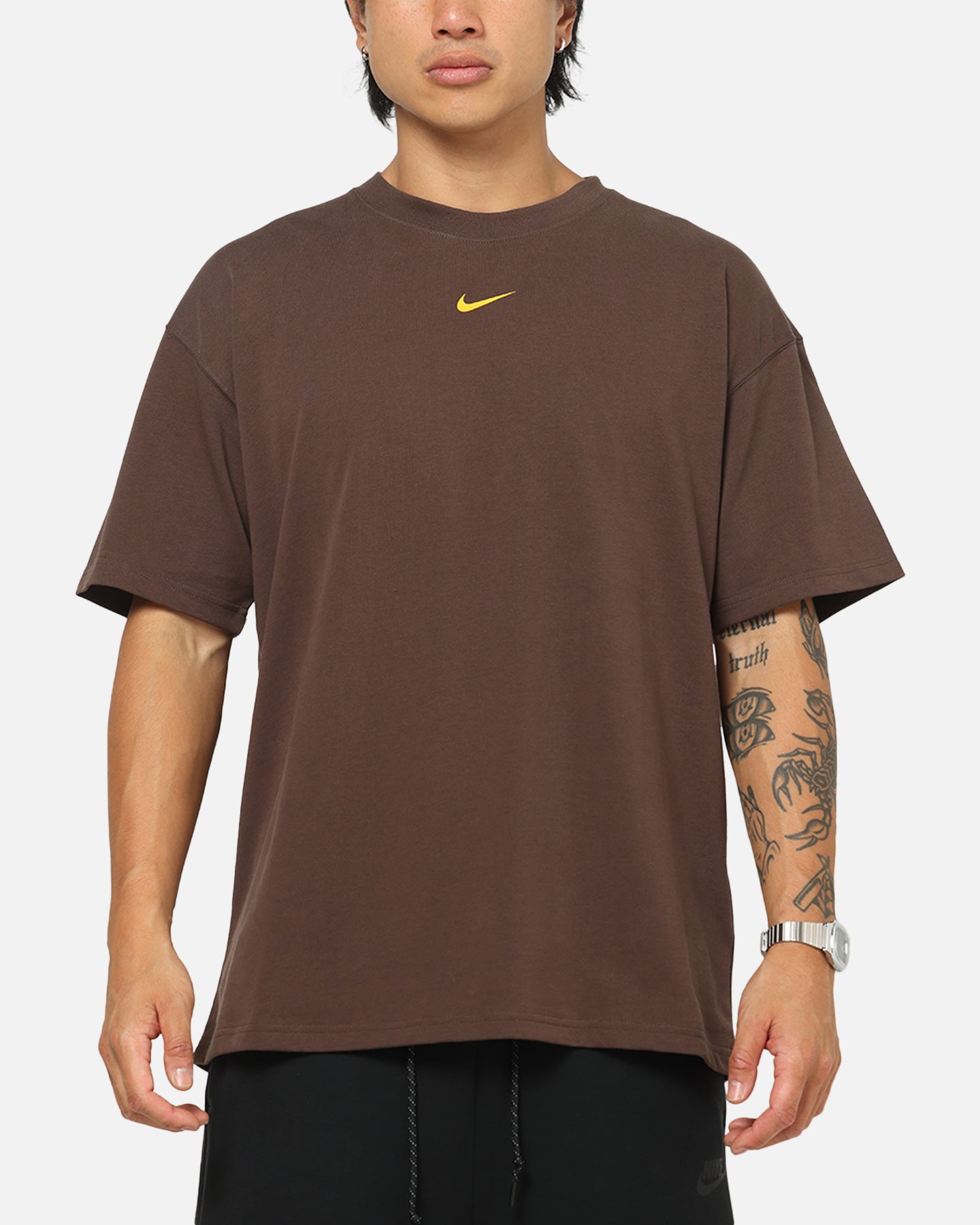 brown nike top