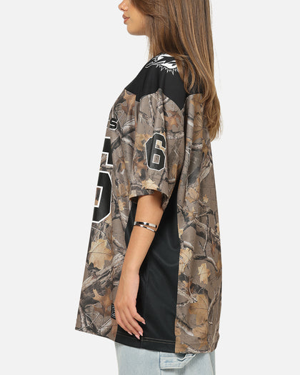 Majestic Athletic Miami Dolphins Mesh Oversized T-Shirt Khaki Forest Camo