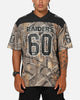 Majestic Athletic Las Vegas Raiders Mesh Oversized T-Shirt Khaki Forest Camo