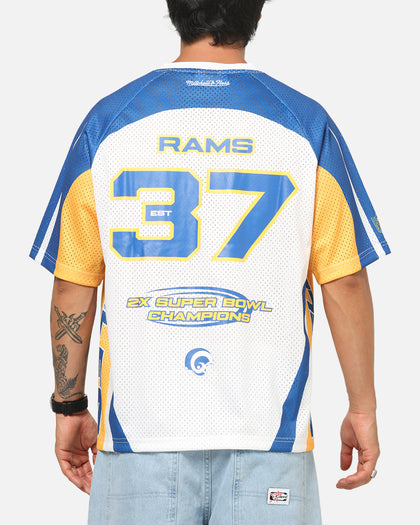 Mitchell & Ness Los Angeles Rams Warehouse Rave Jersey White/Blue/Yellow