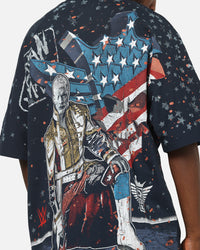 73Studio X WWE Cody Rhodes All Over Print T-Shirt Navy