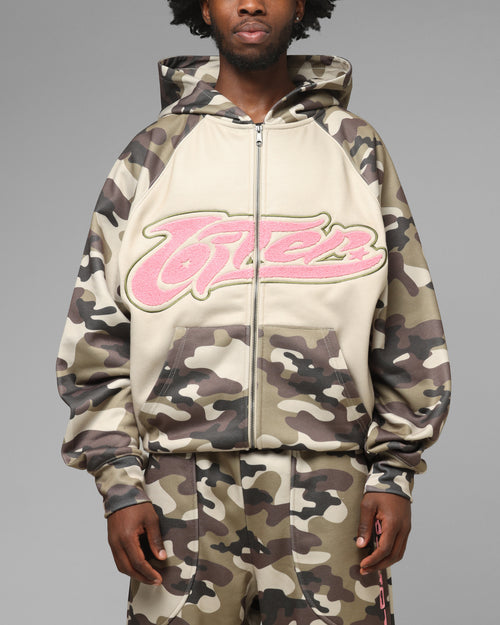 Loiter Jet Stream Zip Hoodie Camo