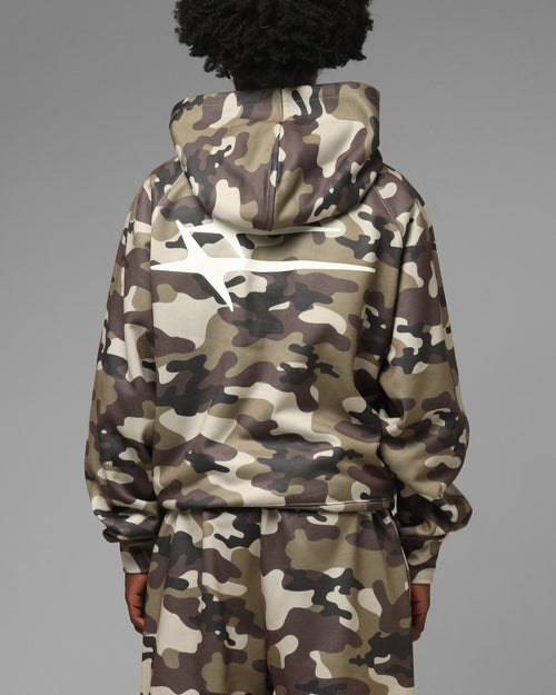 Loiter Jet Stream Zip Hoodie Camo