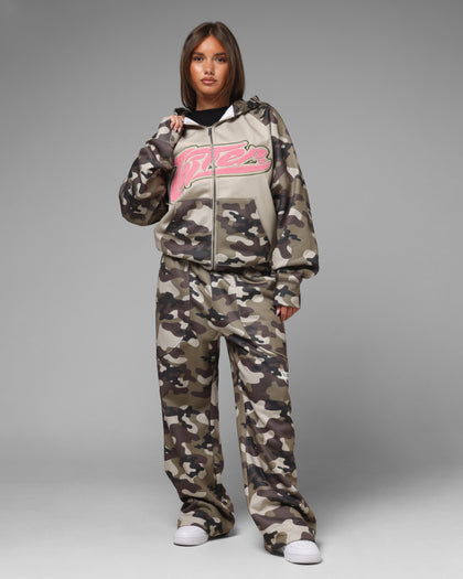 Loiter Jet Stream Zip Hoodie Camo