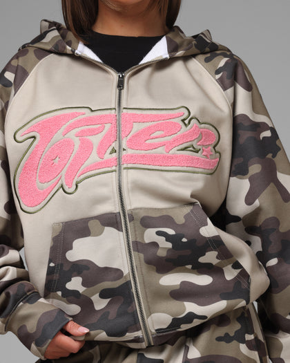 Loiter Jet Stream Zip Hoodie Camo