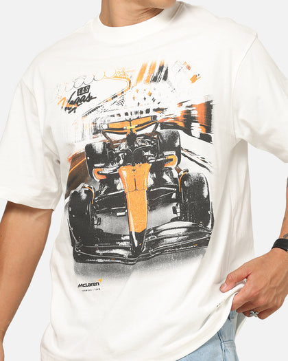 Mitchell & Ness X Mclaren Vegas 2025 T-Shirt Vintage White