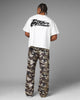 Loiter Jet Stream Chenille T-Shirt Off White