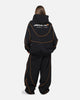Mitchell & Ness X Mclaren Nylon Tracksuit Zip Hoodie Black/Papaya
