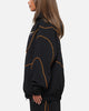 Mitchell & Ness X Mclaren Nylon Tracksuit Zip Hoodie Black/Papaya