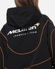 Mitchell & Ness X Mclaren Nylon Tracksuit Zip Hoodie Black/Papaya