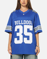 Bleacher Athletic Canterbury-Bankstown Bulldogs NRL Gridiron Mesh Jersey Official Team Color
