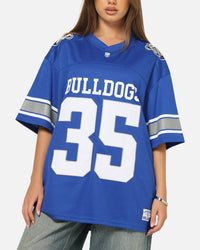Bleacher Athletic Canterbury-Bankstown Bulldogs NRL Gridiron Mesh Jersey Official Team Color