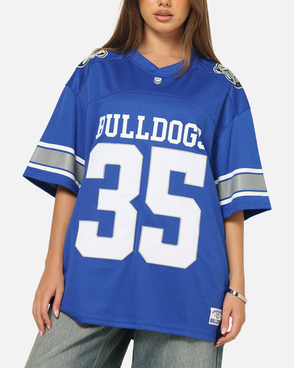Bleacher Athletic Canterbury-Bankstown Bulldogs NRL Gridiron Mesh Jersey Official Team Color
