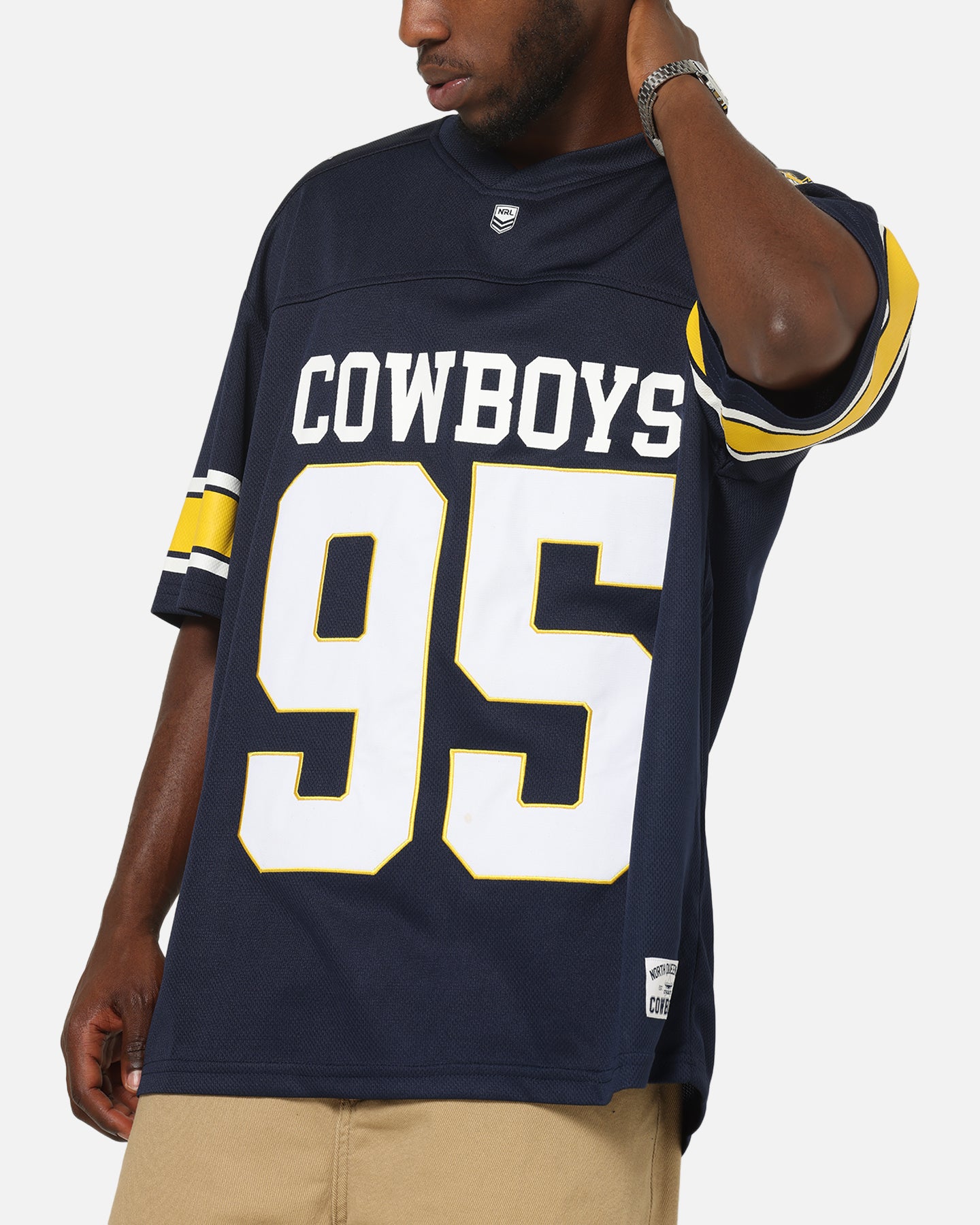 Bleacher Athletic North Queensland Cowboys NRL Gridiron Mesh