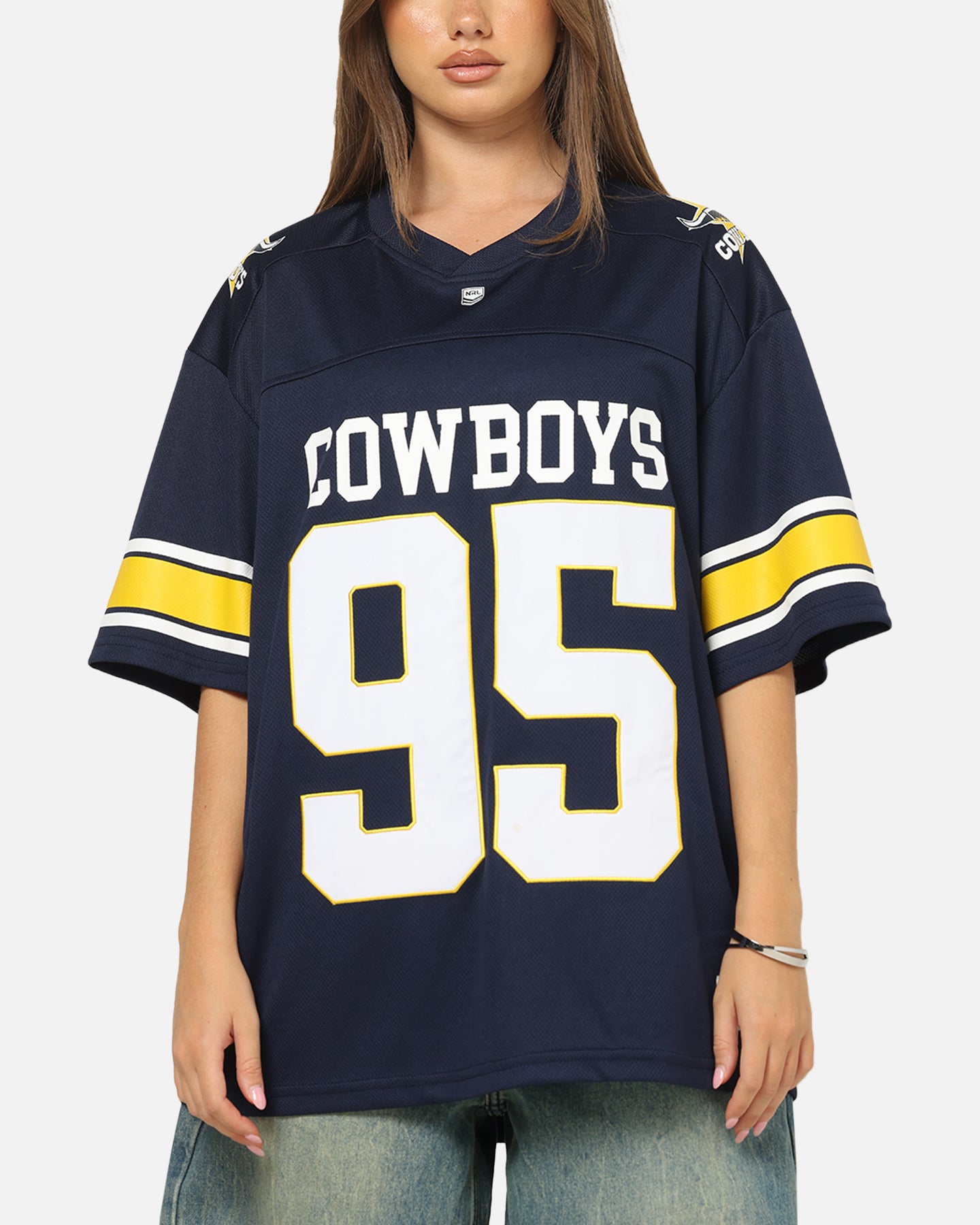 Bleacher Athletic North Queensland Cowboys NRL Gridiron Mesh