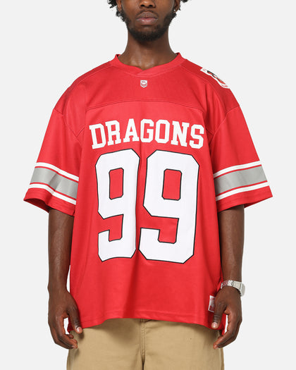 Bleacher Athletic St. George Illawarra Dragons NRL Gridiron Mesh Jersey Official Team Color