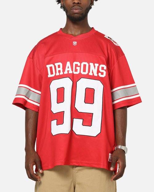 Bleacher Athletic St. George Illawarra Dragons NRL Gridiron Mesh Jersey Official Team Color