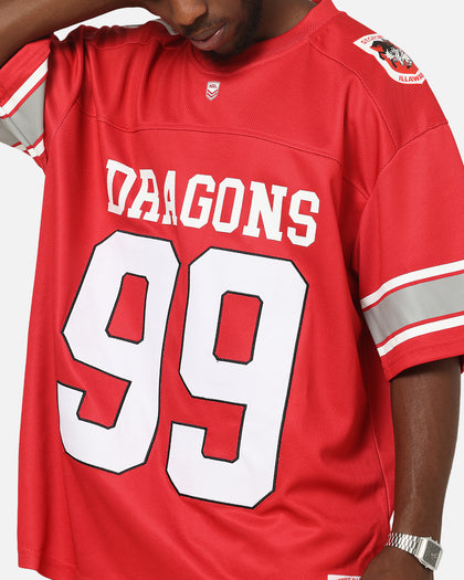 Bleacher Athletic St. George Illawarra Dragons NRL Gridiron Mesh Jersey Official Team Color